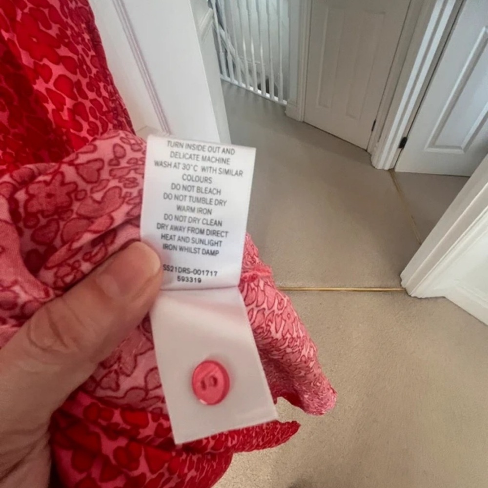 Chic Red Midi Dress - Picture 2 of 4